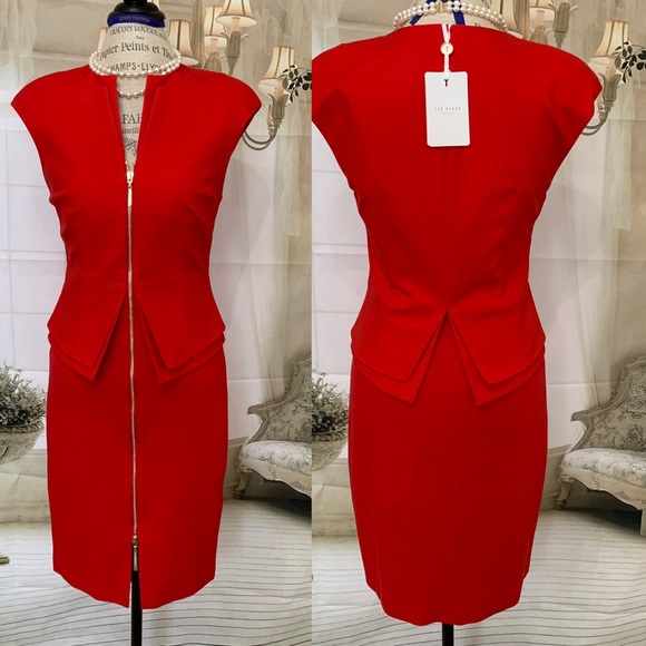 Ted Baker London Dresses & Skirts - Sold Ted  Baker Kwyli Tailored Peplum Dress Size 6